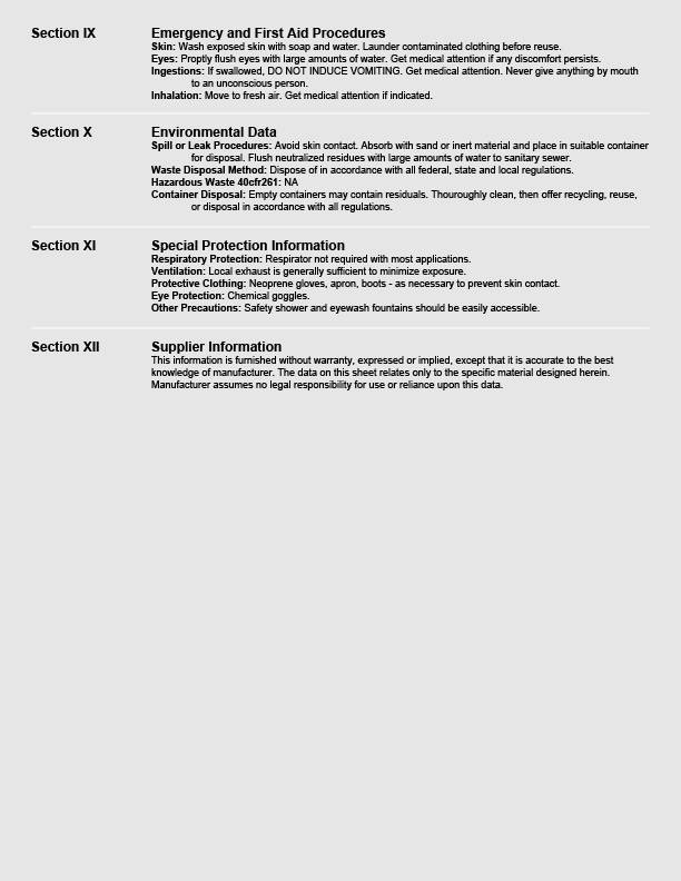 Rust Release MSDS Sheet 2